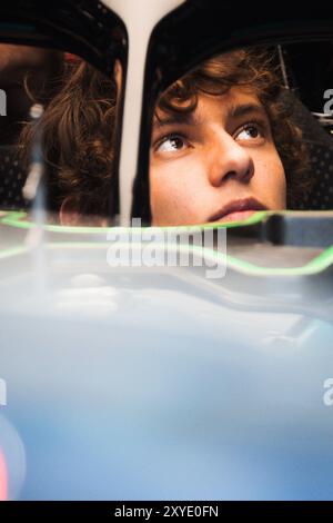 Monza, Italia, 29/04/2024, Monza, Italia. 29 agosto 2024. Andrea Kimi Antonelli (ITA) Mercedes AMG F1 W15 Junior driver. 29.08.2024. Campionato del mondo di formula 1, Rd 16, Gran Premio d'Italia, Monza, Italia, giornata di preparazione. Il credito fotografico dovrebbe essere: XPB/Alamy Live News. Foto Stock