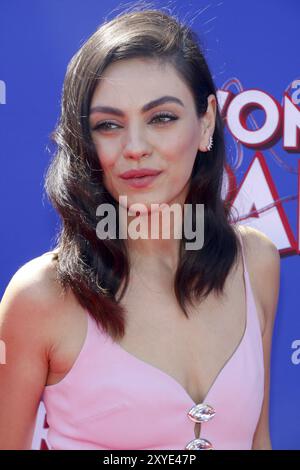 Mila Kunis alla prima mondiale di 'Wonder Park' tenutasi al Regency Bruin Theatre di Westwood, USA il 10 marzo 2019 Foto Stock