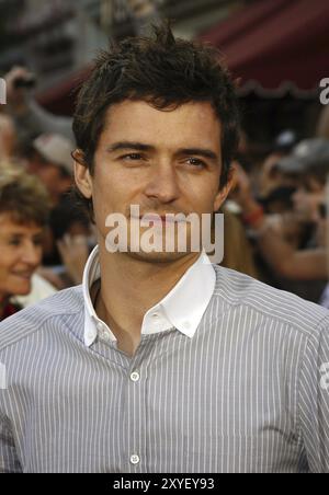 Orlando Bloom partecipa alla prima mondiale dei Pirati dei Caraibi: Alla fine del mondo tenutasi a Disneyland ad Anaheim, California, il 19 maggio 2007 Foto Stock