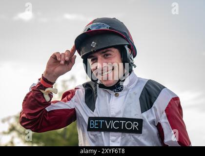 Gavin Sheehan - Jockey professionista della caccia nazionale Foto Stock