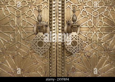 Accessori per porte orientali, Marocco, Africa Foto Stock