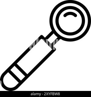 Illustrazione di progettazione dell'icona del vettore dello specchio a bocca Illustrazione Vettoriale