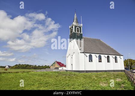 Texel, Paesi Bassi. Agosto 2022. La chiesa del marinaio a Oudeschild, sull'isola di Texel Foto Stock