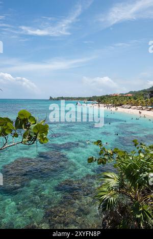 West Bay, Roatan Honduras Foto Stock