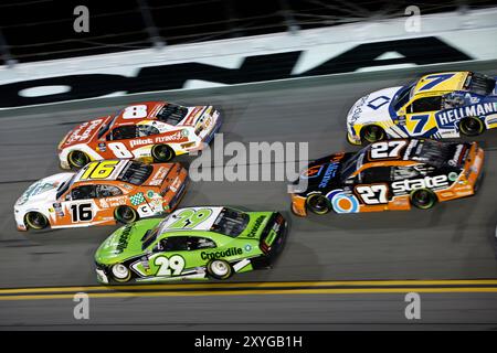 Daytona, Florida, Stati Uniti. 23 agosto 2024. AJ Allmendinger gareggia per la Wawa 250 alimentata dalla Coca-Cola a Daytona, Florida, USA. (Credit Image: © Walter G. Arce Sr./ASP via ZUMA Press Wire) SOLO PER USO EDITORIALE! Non per USO commerciale! Foto Stock