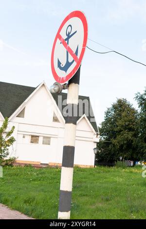 simbolo sfondo segnaletica segnaletica segnaletica segnaletica segnaletica pericolo navigazione trasporto nave Foto Stock