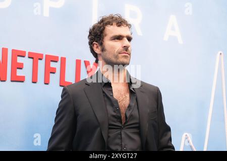 Madrid, Spagna. 29 agosto 2024. Borja Luna partecipa alla premiere "respiro" di Madrid al Callao Cinema il 29 agosto 2024 a Madrid, Spagna. Crediti: SIPA USA/Alamy Live News Foto Stock