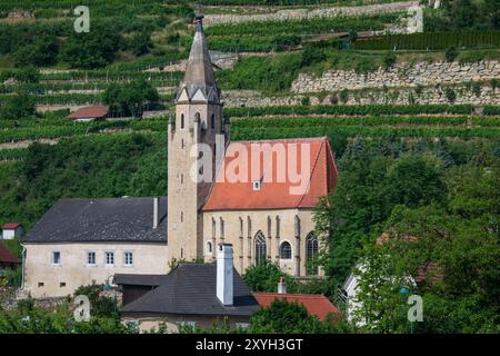 Crociera sul Danubio nella valle di Wachau in Austria Foto Stock