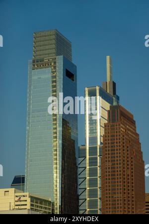 Grattacielo Liberty Place nel centro di Philadelphia, Pennsylvania Foto Stock