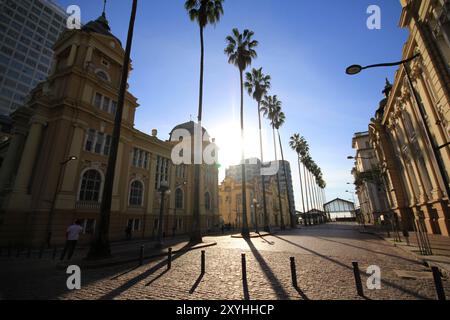 Porto Alegre, Brasile - 15 luglio. 2014: Museo d'arte in viale Sepulveda a Porto Alegre Foto Stock