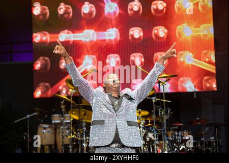 29 agosto 2024, Philadelphia, Pennsylvania, Stati Uniti: TERRY â€œZAPPâ€ TROUTMAN esibendosi alla serie Dell Essence of Entertainment tenutasi al Dell Music Center di Philadelphia PA (Credit Image: © Ricky Fitchett/ZUMA Press Wire) SOLO PER USO EDITORIALE! Non per USO commerciale! Foto Stock