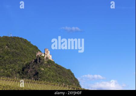 Itinerario dei tre Castelli, Hocheppan, alto Adige Foto Stock