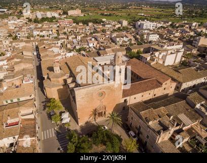 Chiesa e chiostro di Sant Bonaventura, Llucmajor, Maiorca, Isole baleari, spagna Foto Stock