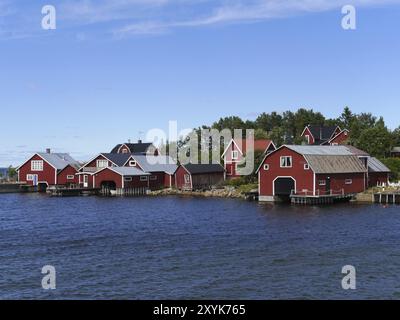 Villaggio di pescatori di Roennskaer, Svezia, Europa Foto Stock