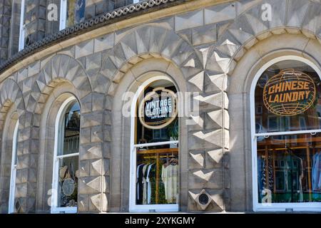 Leeds Regno Unito: 2 giugno 2024: Centro commerciale coperto Leeds Corn Exchange Foto Stock