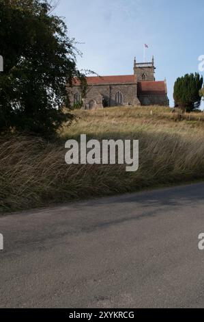 St Arilda's Church, Olbury on Severn, Gloucestershire, Inghilterra Foto Stock