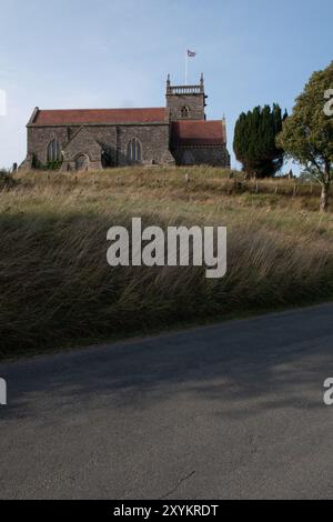 St Arilda's Church, Olbury on Severn, Gloucestershire, Inghilterra Foto Stock