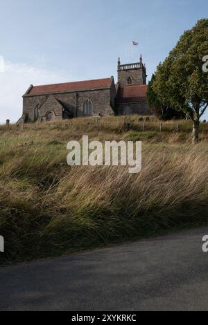 St Arilda's Church, Olbury on Severn, Gloucestershire, Inghilterra Foto Stock