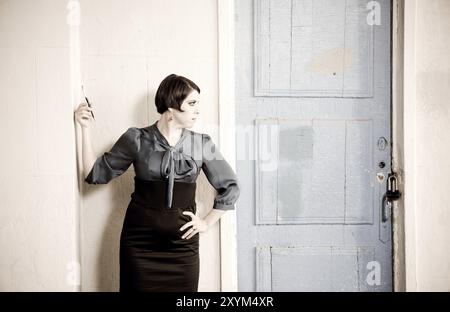 Bella donna. Revisione retrospettiva. 20-S XX secolo Foto Stock