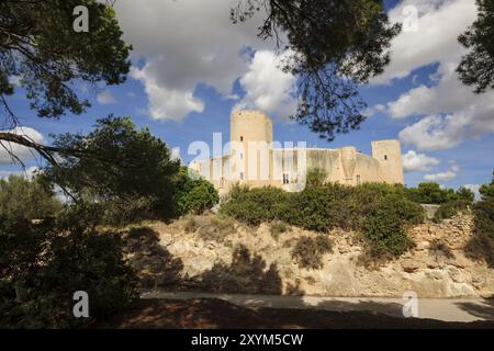 Castillo de Bellver - siglo. XIV-, Palma di maiorca. Maiorca. Isole Baleari. Espana Foto Stock