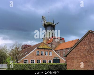 Hage Windmuehle, mulino a vento Hage 01 Foto Stock