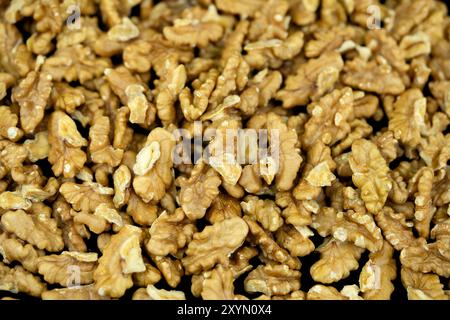 noce (Juglans regia), noci incrinate Foto Stock