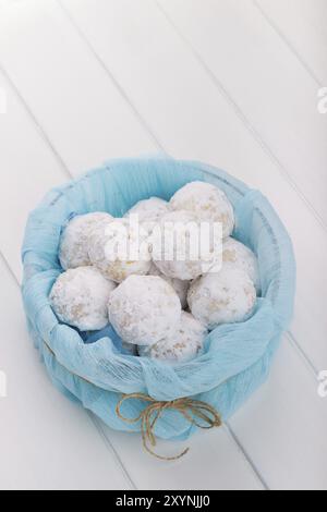 Tradizionali biscotti di Natale con le mandorle Foto Stock