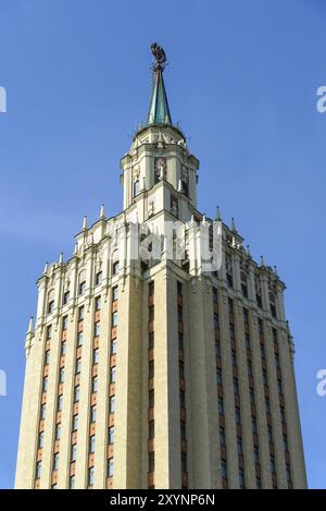 Mosca, Russia, settembre 25. 2017. Hotel Leningradskaya in via Kalanchevskaya, Europa Foto Stock