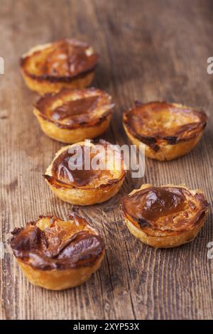 Pasteis de nata dal Portogallo Foto Stock