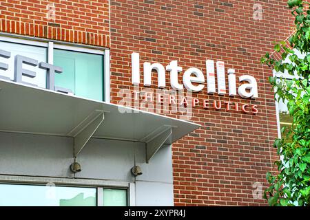 Intellia Therapeutics, Building Exterior, Cambridge, Massachusetts, USA Foto Stock