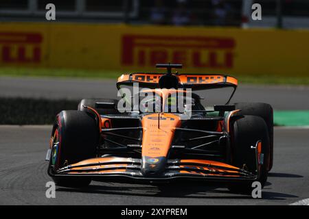 Nel corso della sessione di prove, 30 agosto, del Gran Premio d'Italia 2024 di Formula 1 Pirelli, in programma presso l'autodromo Nazionale di Monza (MB) Italia - dal 29 agosto al 1 settembre 2024 Credit: Independent Photo Agency Srl/Alamy Live News Foto Stock