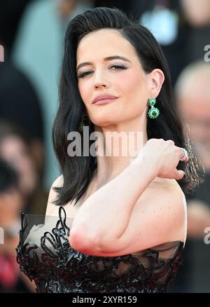 Venezia, Italia. 30 agosto 2024. L'attrice francese Eva Green partecipa alla prima di Babygirl alla 81a Mostra del Cinema di Venezia a Venezia, Italia, venerdì 30 agosto 2024. Foto di Rune Hellestad/ credito: UPI/Alamy Live News Foto Stock