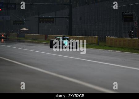 Monza, Italia. 30 agosto 2024. 18 nel corso della sessione di prove, 30 agosto, del Gran Premio d'Italia 2024 di Formula 1 Pirelli, in programma presso l'autodromo Nazionale di Monza a Monza (MB) Italia - dal 29 agosto al 1 settembre 2024 (foto di Alessio De Marco/Sipa USA) crediti: SIPA USA/Alamy Live News Foto Stock