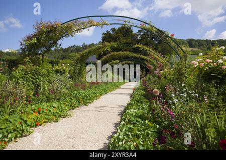 Giardino di Claude Monet, Giverny, comune in Francia Foto Stock