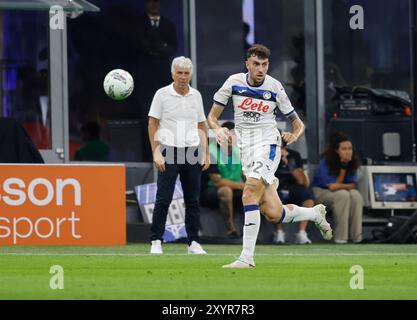 30 agosto 2024, Milano, Italia serie A italiana, Inter FC vs Atalanta BC allo Stadio San Siro crediti: Nderim Kaceli/Alamy Live News Foto Stock