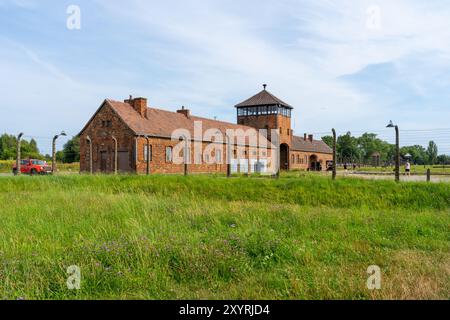 Campo di concentramento di Auschwitz a Oswiecim, Polonia Foto Stock