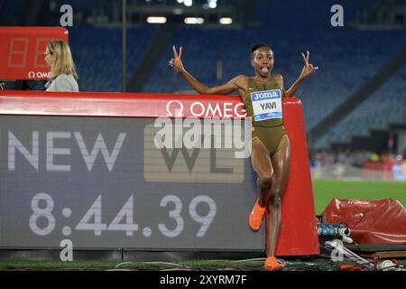 Roma, Italia. 30 agosto 2024. Durante il Golden Gala della IAAF Diamond League Pietro Mennea allo Stadio Olimpico di Roma il 30 agosto 2024 Sport - Atletico. (Foto di Fabrizio Corradetti/LaPresse) credito: LaPresse/Alamy Live News Foto Stock