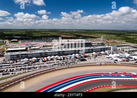 Austin, Etats Unis. 30 agosto 2024. Illustrazione del circuito durante il Lone Star Star Star le Mans 2024, 6° round del FIA World Endurance Championship 2024, dal 30 agosto al 1° settembre 2024 sul circuito delle Americhe ad Austin, Texas, Stati Uniti d'America - foto Javier Jimenez/DPPI Credit: DPPI Media/Alamy Live News Foto Stock