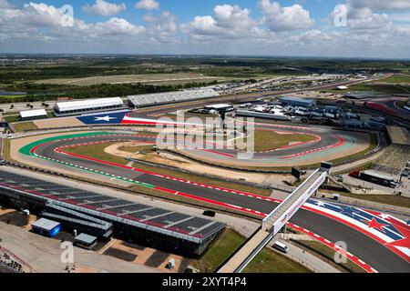 Austin, Etats Unis. 30 agosto 2024. Illustrazione del circuito durante il Lone Star Star Star le Mans 2024, 6° round del FIA World Endurance Championship 2024, dal 30 agosto al 1° settembre 2024 sul circuito delle Americhe ad Austin, Texas, Stati Uniti d'America - foto Javier Jimenez/DPPI Credit: DPPI Media/Alamy Live News Foto Stock