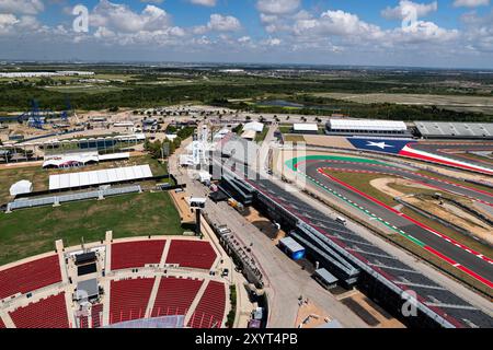 Austin, Etats Unis. 30 agosto 2024. Illustrazione del circuito durante il Lone Star Star Star le Mans 2024, 6° round del FIA World Endurance Championship 2024, dal 30 agosto al 1° settembre 2024 sul circuito delle Americhe ad Austin, Texas, Stati Uniti d'America - foto Javier Jimenez/DPPI Credit: DPPI Media/Alamy Live News Foto Stock