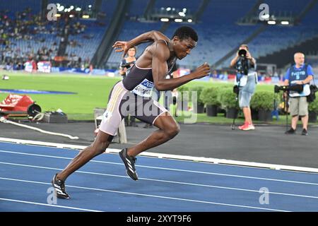 Roma, Italia. 30 agosto 2024. Stadio Olimpico, Roma, Italia - SAMUKONGA, Muzala 400m uomini durante Golden Gala Diamond League Athletics, 30 ago 2024 (foto di Roberto Ramaccia/Sipa USA) crediti: SIPA USA/Alamy Live News Foto Stock