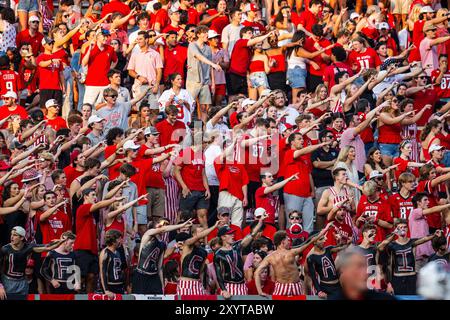 Raleigh, North Carolina, Stati Uniti. 29 agosto 2024. Durante il 2024 ACC Football:NC North Carolina 38:21 Western Carolina University at Carter-Finley Stadium, RaleighNorth CarolinaUSA il 8/29/24 (Credit Image: © Paul Morea/ZUMA Press Wire) SOLO USO EDITORIALE! Non per USO commerciale! Foto Stock