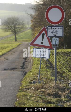 Pista ciclabile Foto Stock