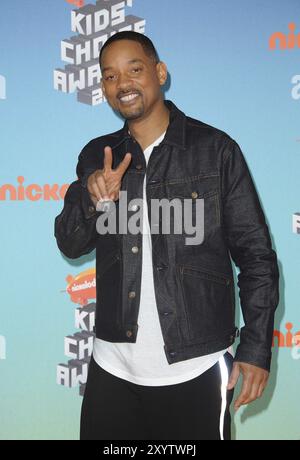 Will Smith ai Nickelodeon's 2019 Kids' Choice Awards tenutosi al Galen Center di Los Angeles, USA il 23 marzo 2019 Foto Stock