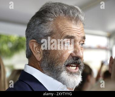 Mel Gibson alla premiere di Los Angeles di "Daddy's Home 2" tenutasi al Regency Village Theatre di Westwood, USA il 5 novembre 2017 Foto Stock