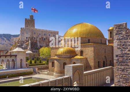 Vista del famoso Rabat o Rabati ad Akhaltsikhe, Georgia, Asia Foto Stock