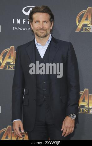 Bradley Cooper alla prima di Disney e Marvel 'Avengers: Infinity War' tenutasi all'El Capitan Theatre di Hollywood, USA il 23 aprile 2018 Foto Stock