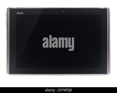 ASUS Eee Pad trasformatore TF101 Android tablet computer isolato su sfondo bianco con tracciato di ritaglio Foto Stock