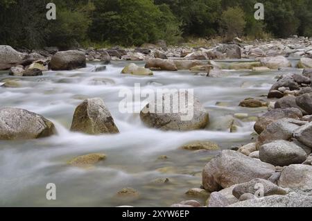 Reinbach nelle Dolomiti, Alpi, Reinbach nelle Dolomiti, Alpi Foto Stock