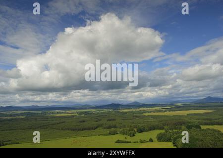 Vista da Lysa skala nella Repubblica Ceca Foto Stock